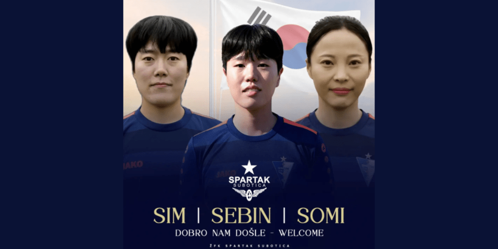Korean trio join Serbian side Spartak&nbsp;Subotica